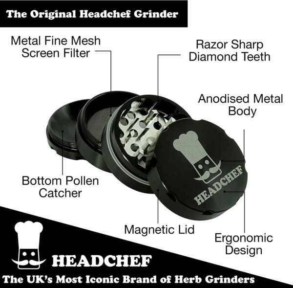 Headchef Original grinder for tobacco