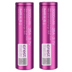 EFEST Lithium Ion batteries